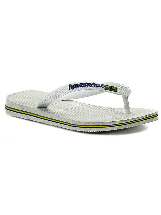 Havaianas Havaianas Infradito Brasil Logo 41108500001 Bianco