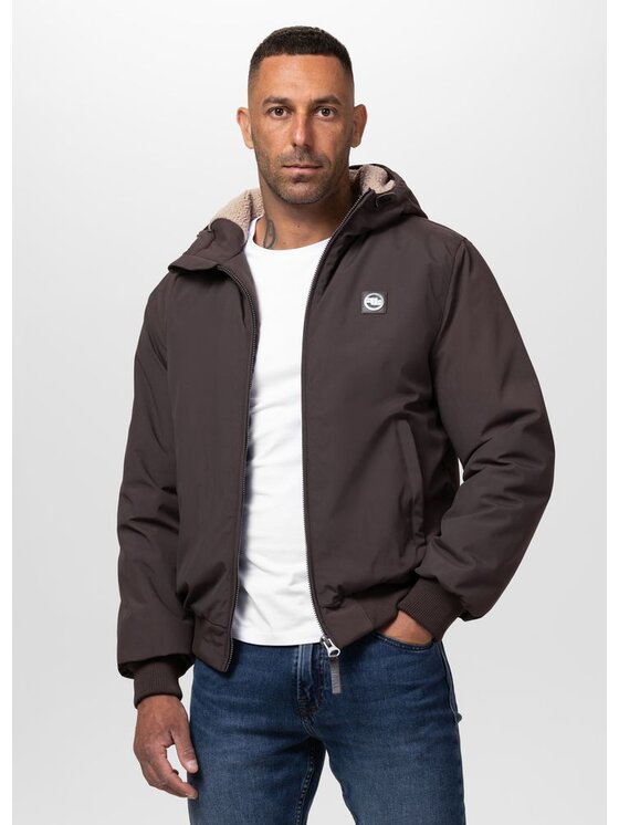 PITBULL PITBULL Kurtka zimowa ELKWOOD III Brązowy Regular Fit