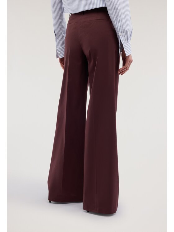 Trussardi Trussardi Pantaloni di tessuto P272A002362N046 Bordeaux Over Fit