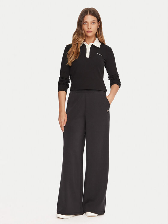 Guess Guess Polokošeľa V5BP12 K1891 Čierna Regular Fit