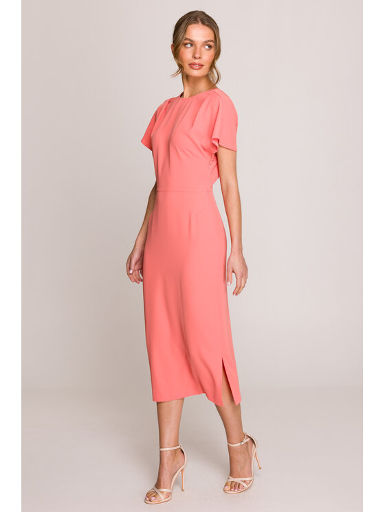 Stylove Stylove Abito da sera S398 Arancione Premium Fit