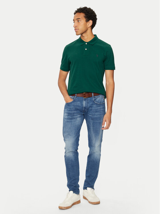 U.S. Polo Assn. U.S. Polo Assn. Polo MUP3312 Zelena Regular Fit