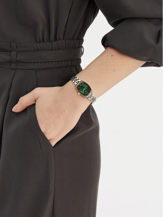 Timex Timex Zegarek TW2Y22300 Srebrny