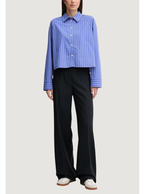 Calvin Klein Jeans Calvin Klein Jeans Camicia YD STRIPE BOXY CROPP Blu Boxy Fit