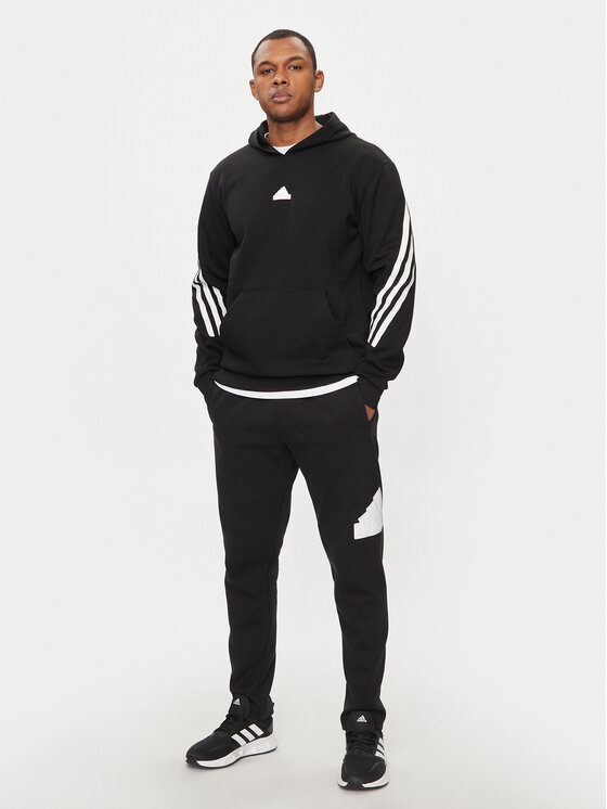 adidas adidas Μπλούζα Future Icons 3-Stripes IN1841 Μαύρο Relaxed Fit