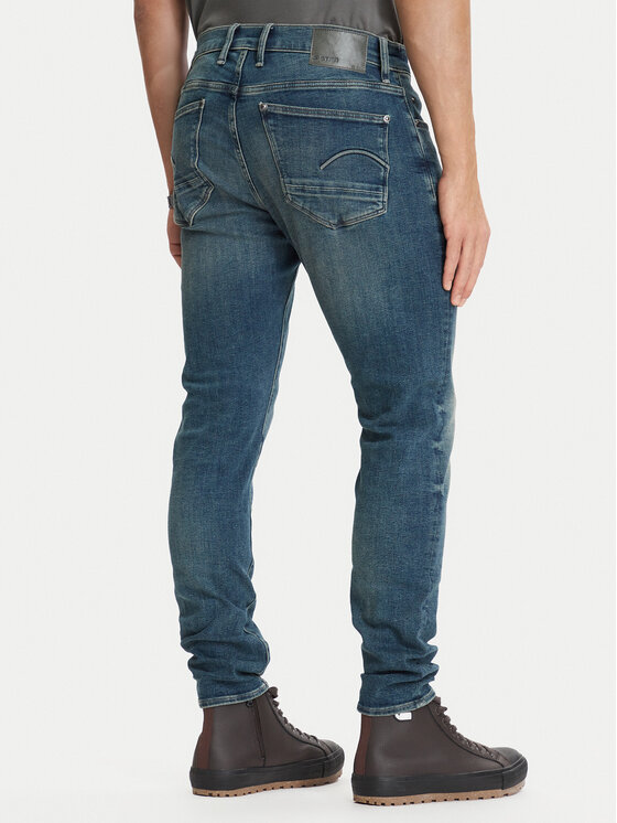 G-Star Raw G-Star Raw Džínsy Revend D20071-D634 Modrá Skinny Fit