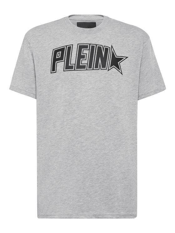 PHILIPP PLEIN PHILIPP PLEIN T-Shirt 3903 Szary Regular Fit