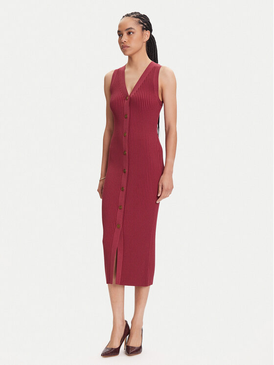 MICHAEL Michael Kors MICHAEL Michael Kors Sukienka dzianinowa MT5832533D Różowy Slim Fit