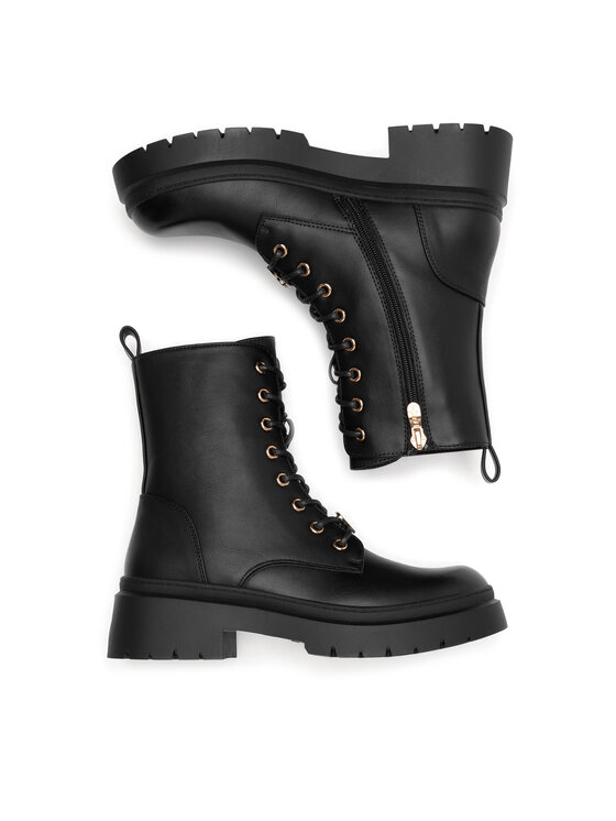 DeeZee DeeZee Čizme HY90107-2A Crna
