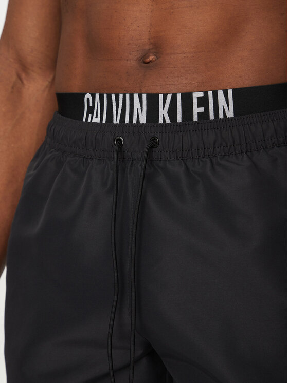 Calvin Klein Swimwear Calvin Klein Swimwear Плувни шорти KM0KM01093 Черен Regular Fit