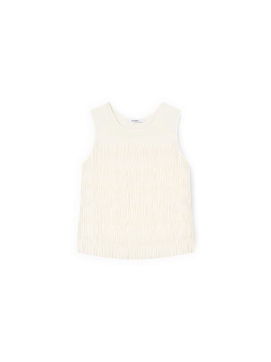 Motivi Motivi Blusa 2052Q001957N011 Bianco Regular Fit