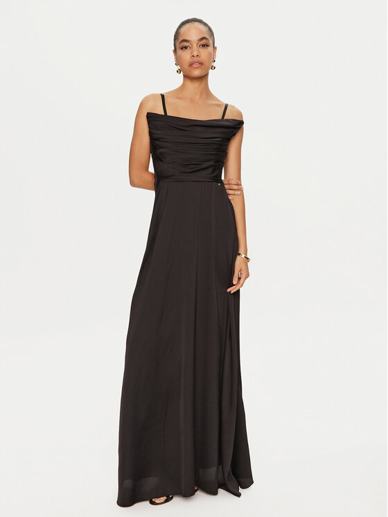 Rinascimento Rinascimento Abendkleid CFC0121818003 Schwarz Slim Fit