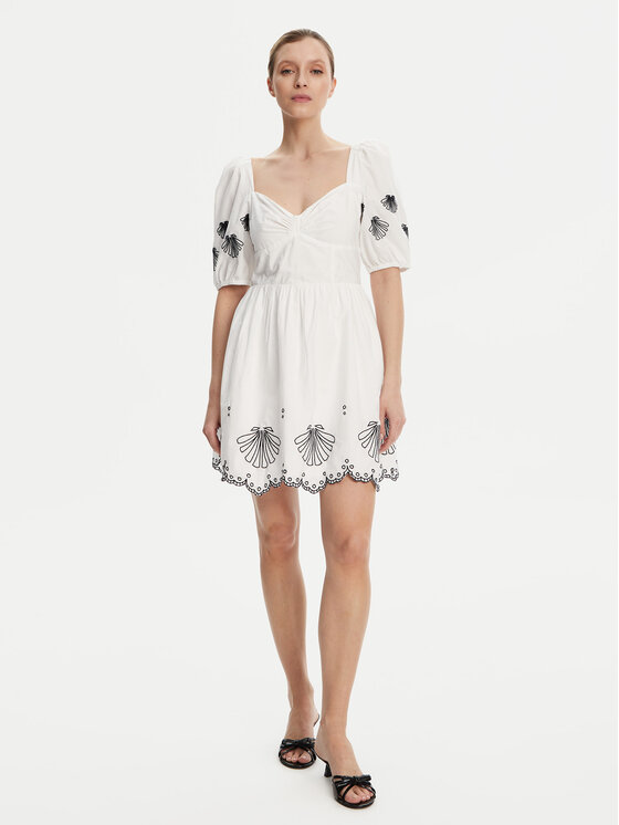French Connection French Connection Vasaras kleita 71YOT Balts Regular Fit