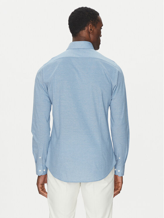 Michael Kors Michael Kors Koszula MD0MD91392 Niebieski Slim Fit