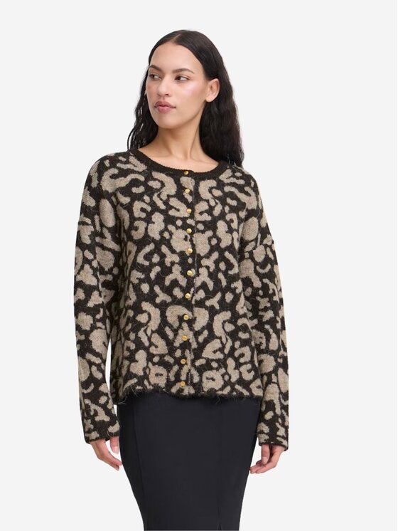 ICHI ICHI Cardigan Cardigan ihkamara ca15 Beige Regular Fit