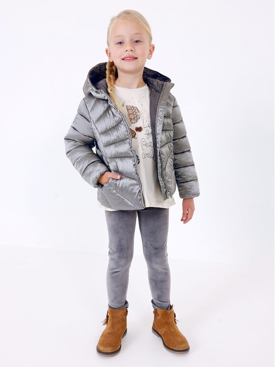 Mayoral Mayoral Зимно яке 4.416 Сив Regular Fit