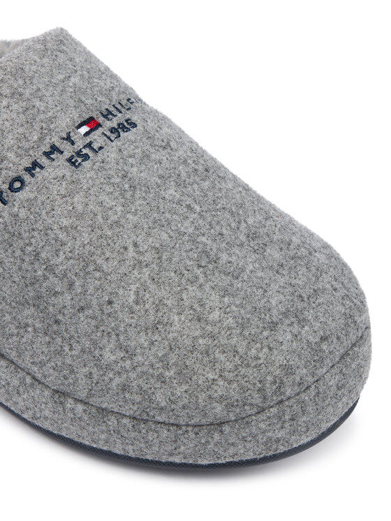 Tommy Hilfiger Tommy Hilfiger Hausschuhe Felt House FM0FM05614 Grau