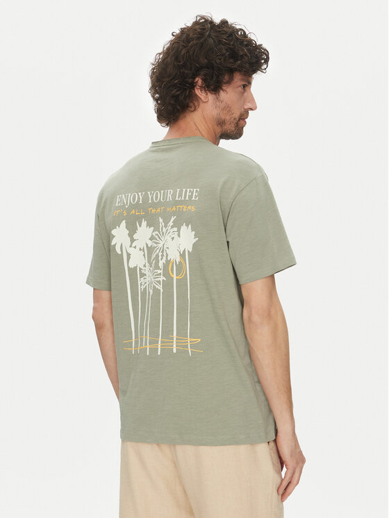 Liu Jo Liu Jo T-Shirt QA5185 J7734 76206 Πράσινο Regular Fit