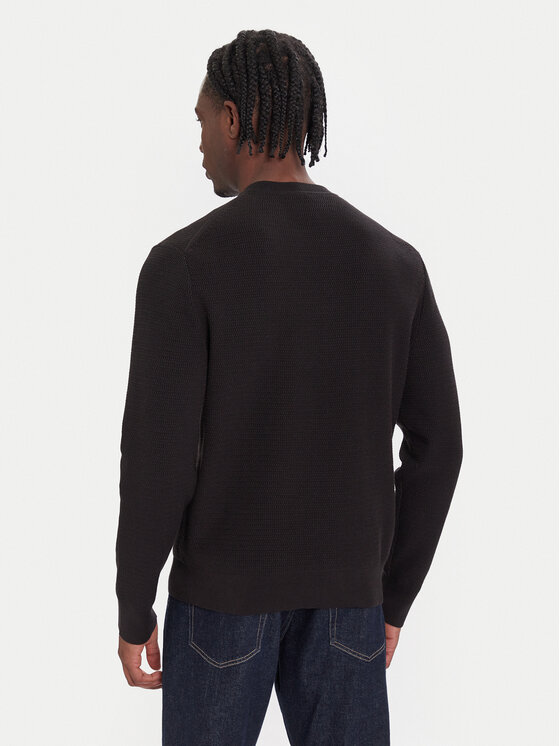 Calvin Klein Calvin Klein Sveter LV04LB327G Čierna Regular Fit