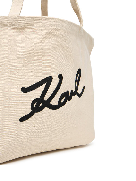 KARL LAGERFELD KARL LAGERFELD Torebka A3W50108 Écru
