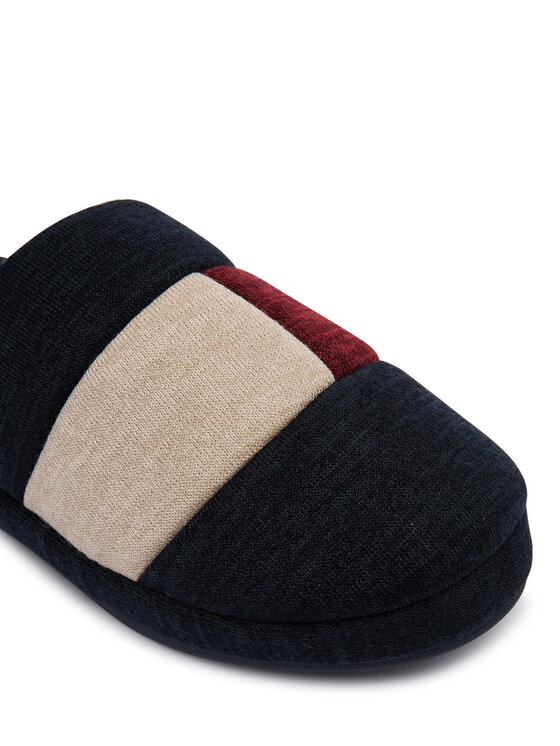 Tommy Hilfiger Tommy Hilfiger Naminės šlepetės Flag House Shoe FM0FM06016 Tamsiai mėlyna