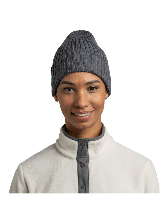 Buff Buff Berretto Knitted Norval Hat Beanie Grigio