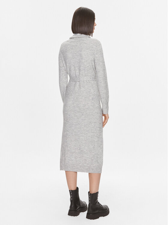 Liu Jo Liu Jo Трикотажна сукня 5F3035 MA08O Сірий Regular Fit