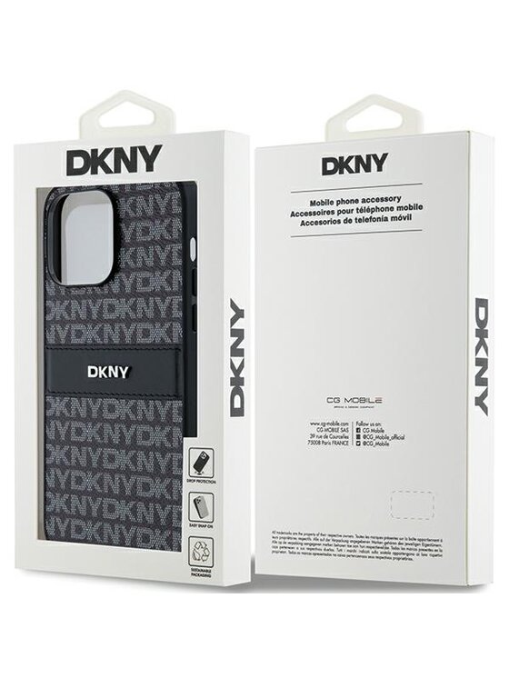 DKNY DKNY Etui na telefon Apple iPhone 14 Pro Max Czarny