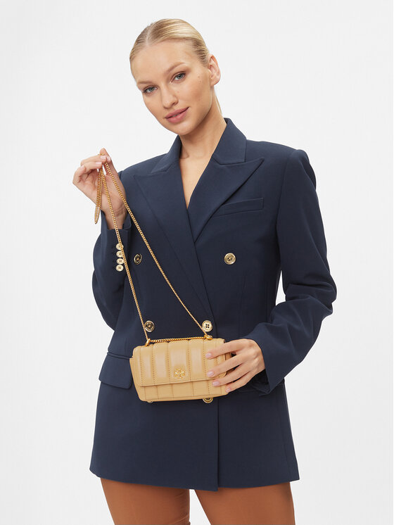 Tory Burch Tory Burch Kabelka Kira Mini Flap Bag 142567 Hnědá