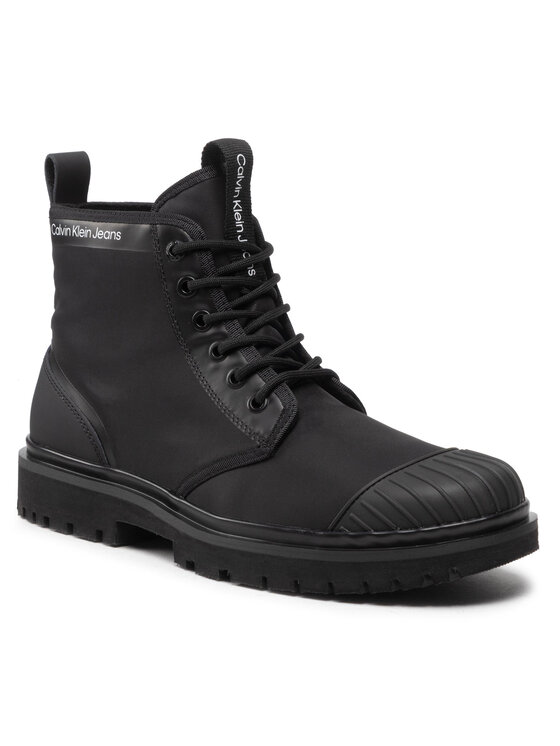 calvin klein lug mid lace up boot