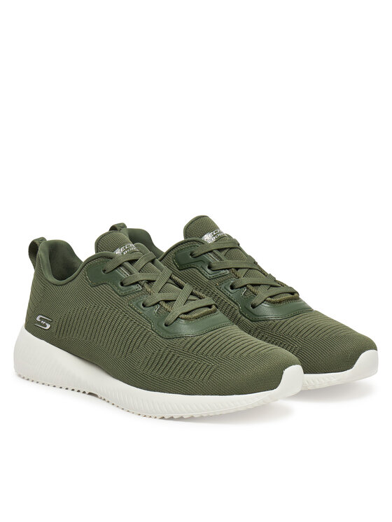Skechers Skechers Sneakersy Bobs Squad-Tough Talk 32504/DKGR Zielony