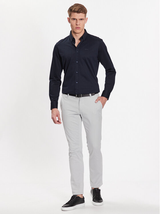 BOSS Boss Koszula 50469378 Granatowy Regular Fit
