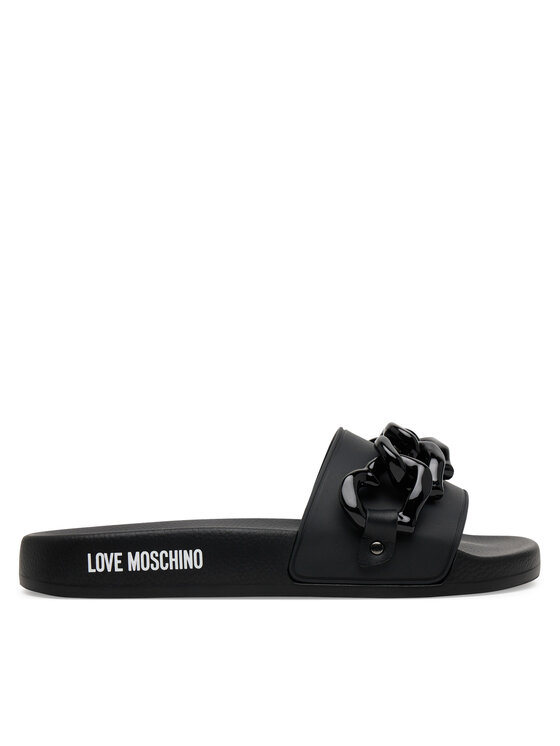 Şlapi LOVE MOSCHINO JA28132G1MI17000 Negru