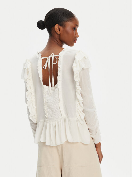 Munthe Munthe Bluse Crisp 252100225231 Beige Regular Fit