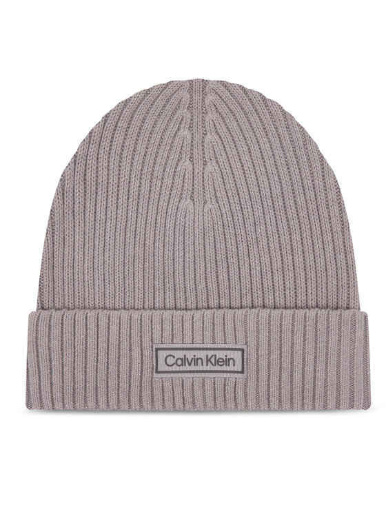 Calvin Klein Calvin Klein Čepice Patch Chunky LV04D8053G Šedá