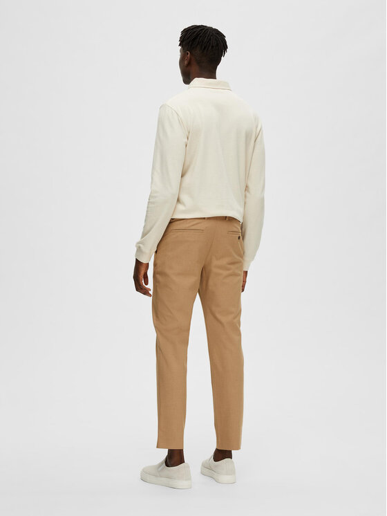 Selected Homme Selected Homme Hlače 16085270 Smeđa Slim Fit