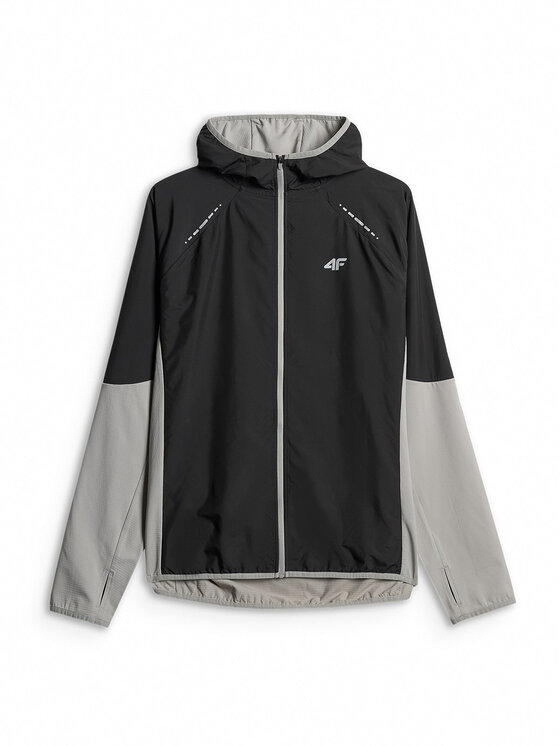 4F 4F Bluza RUNNING Szary Regular Fit