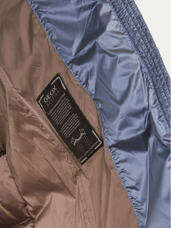 Geox Geox Vatovaná bunda Adrya W4626G T3154 F4624 Modrá Regular Fit