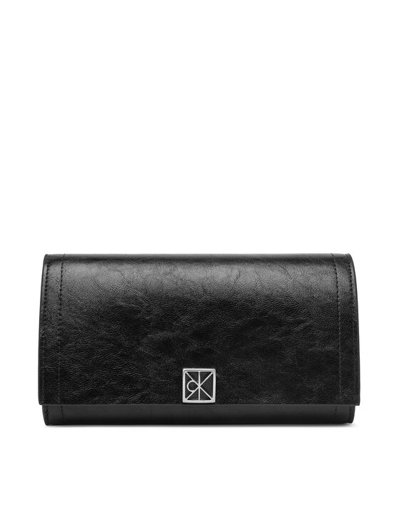 Calvin Klein Calvin Klein Портфейл Emblem Hw Long Bifold LV04F1316G Черен