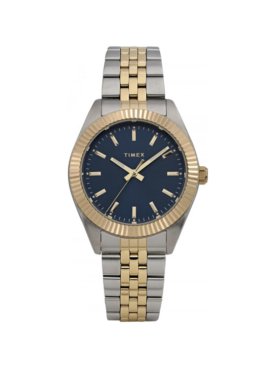 Timex Timex Zegarek TW2Y20200 Srebrny
