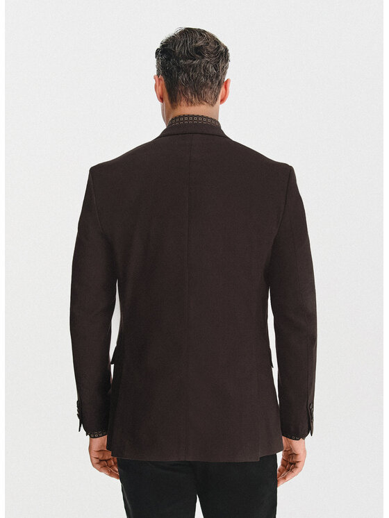 Pako Lorente Pako Lorente Marynarka P25WF-3X-028 Brązowy Slim Fit