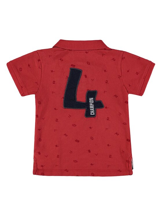 Kanz Kanz T-Shirt 1833401-2250 Czerwony Basic Fit