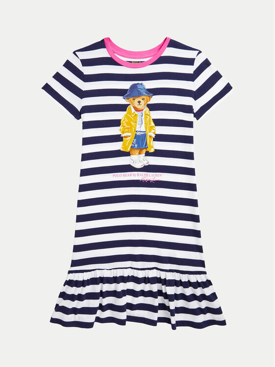 Polo Ralph Lauren Každodenné šaty 313957382001 Tmavomodrá Regular Fit