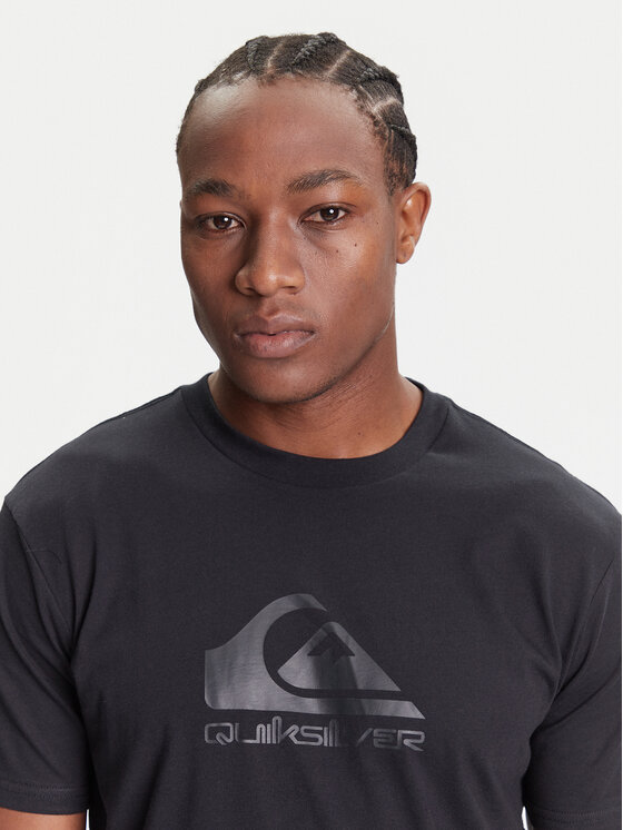 Quiksilver Quiksilver T-shirt Ev Comp Logo EQYZT08182 Crna Regular Fit