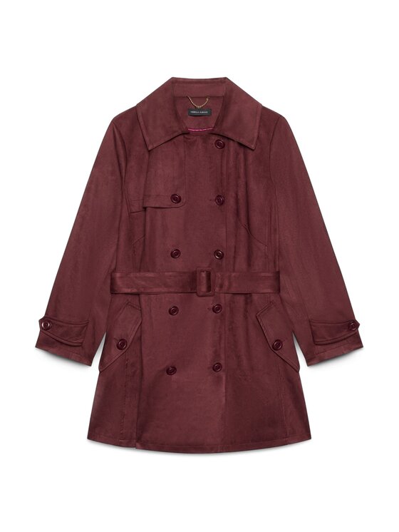 Fiorella Rubino Fiorella Rubino Giacca in similpelle 0021T000371N036 Bordeaux Regular Fit