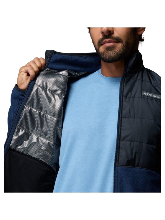 Columbia Columbia Polar Basin Butte™ Full Zip Fleece II Granatowy Regular Fit