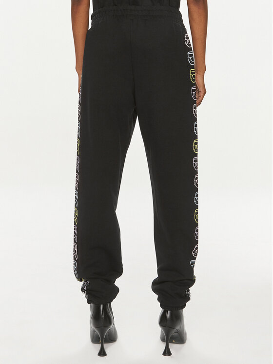 KARL LAGERFELD KARL LAGERFELD Jogginghose 241W1052 Schwarz Regular Fit
