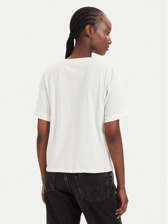 Liu Jo Sport Liu Jo Sport T-krekls TA6284 JS923 Krēmkrāsas Regular Fit