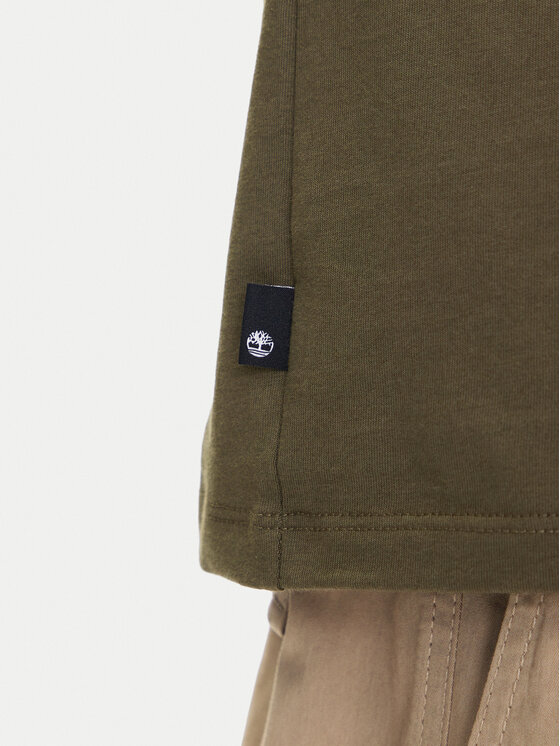 Timberland Timberland Marškinėliai TB0A5WQQ Žalia Regular Fit