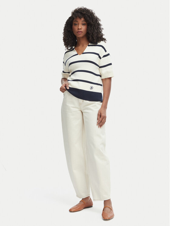 Tommy Hilfiger Tommy Hilfiger Džemperis WW0WW45400 Bēšs Regular Fit